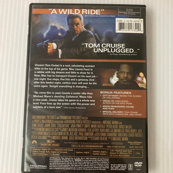 Collateral (DVD, 2004, 2-Disc Set) - Picture 4 of 4